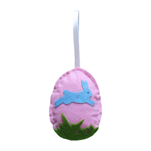 Pendentif œuf de Pâques lapin (1 pièce) 1