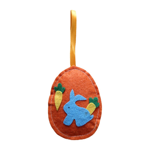 Pendentif œuf de Pâques lapin (1 pièce) 2