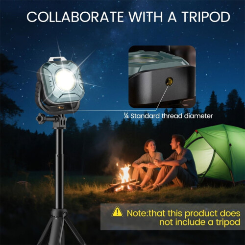 Lampe d'inspection LED étanche avec base magnétique 1