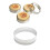 Moule à gâteau rond en acier inoxydable 10 cm 2