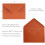 A7 envelopes burnt orange 5.35x7.5 inches 50 pcs 2
