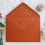 A7 envelopes burnt orange 5.35x7.5 inches 50 pcs 4