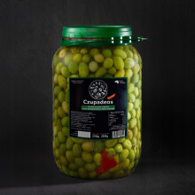 Grønne oliven CHUPADEOS 2250g - TAPAS, let knuste, krydrede