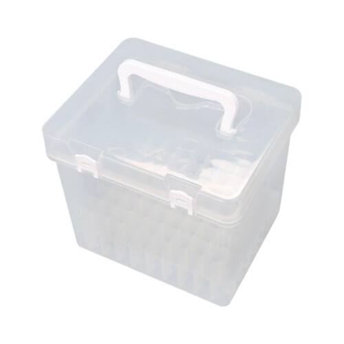 Marker holder with slots dustproof 80-slot organizer 1