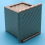 Square Pullman loaf pan with lid non-stick 2 pcs 5