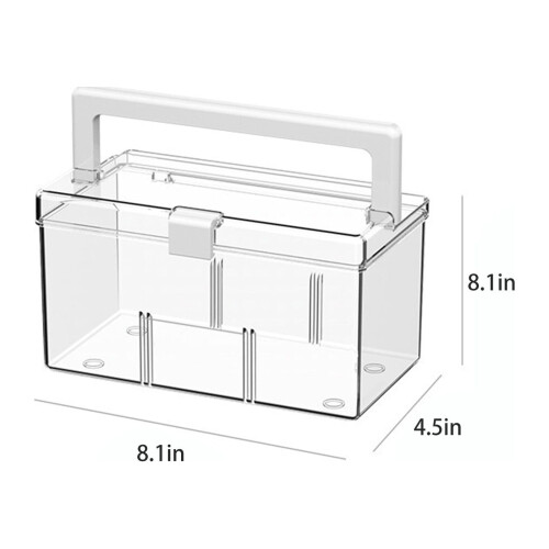 Stackable Storage Bins with Removable Dividers 6-Pack 2