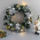 Artificial Christmas Garland with LED Lights and Pine Cones 2