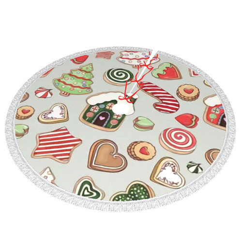 Christmas Tree Skirt 48 Inch Rustic Holiday Decor 1