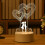 Lampada da notte a LED USB per San Valentino, in acrilico, 1 pezzo 4