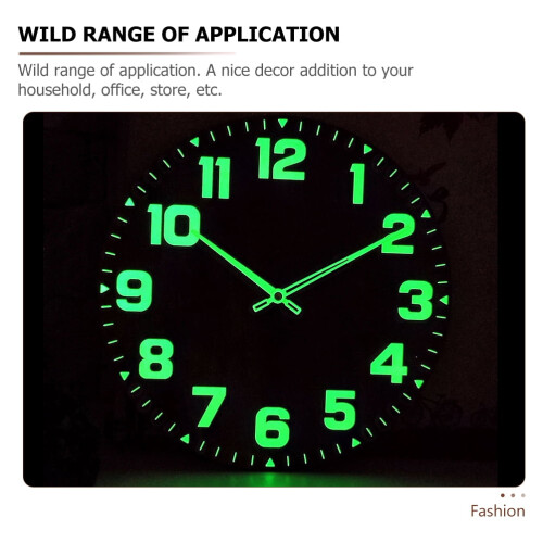 Vintage wall clock for bedroom kitchen office, silent, fire 1