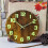 Vintage wall clock for bedroom kitchen office, silent, fire 5