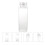 Clear Square Milk Bottle Portable Water Bottle1000ml 3