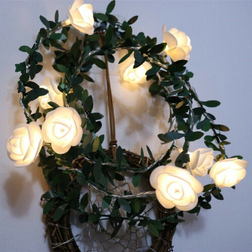 Rose Fairy String Lights LED Copper Wire Garland 110V 1