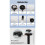 24X Atomizing Spray Plastic Bracket USB  Humidifier Diy Experiment Ultrasonic Atomization Bracket Without Atomizer 3