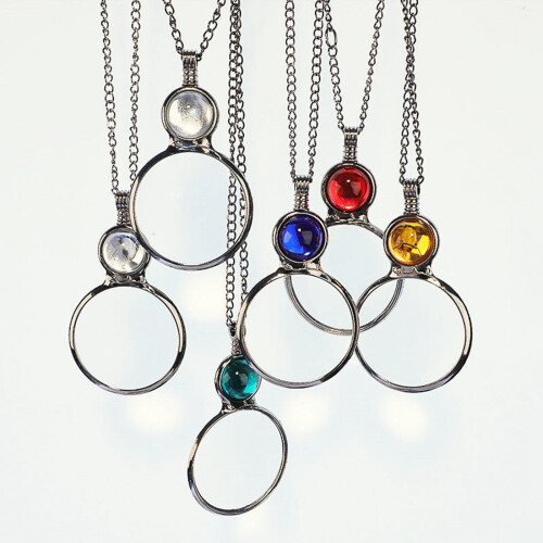 Collier loupe style classique, lot de 3 1