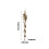 Christmas tree decoration black irregular ball pendant 6 pcs 4