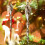 Christmas tree decoration black irregular ball pendant 6 pcs 5