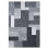 Geometric Modern Rug Gray 4 ft x 6 ft 5