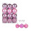 Staron Christmas Balls Pink Shatterproof 40mm 2