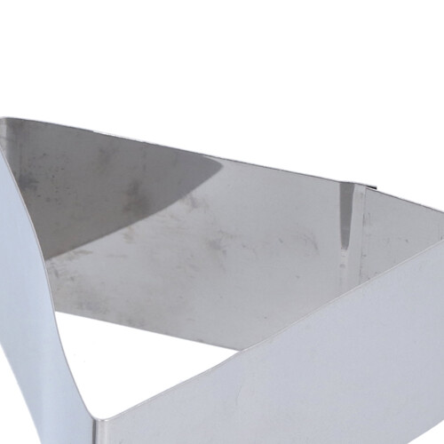 Stainless Steel Triangular Cake Ring Mold 4x7cm 2