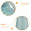 Wall Lamp Fabric Shade Modern Cloth Lamp 1 pc 2