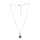 Women's green drop-shaped necklace and earrings set 3