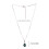Women's green drop-shaped necklace and earrings set 5