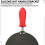 Silicone Handle Holder for Cast Iron Skillet 4 Pack Red 3