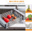 LINKPAL stainless steel retractable sink strainer small 6