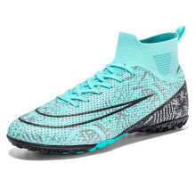 VTASQ Herren Sport-Turf-Schuhe Hallenschuhe Fußballschuhe Türkis 46 EU — fußballschuhe turfy, hallenschuhe herren sportlich, vtasq schuhe 46