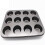 ManTuo muffinsform i karbonstål, 12 kopper, nonstick 2