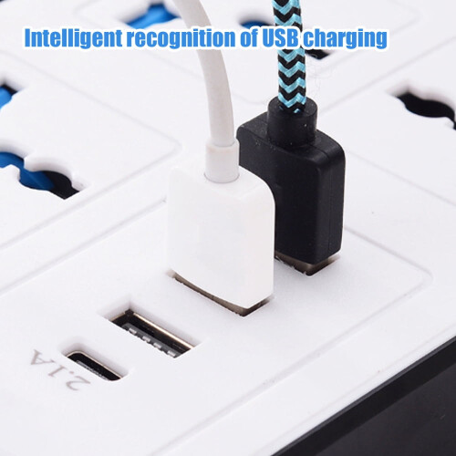 Multipresa con porte USB e protezione da sovraccarico a 6 prese 2