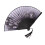 Handheld folding fan silk decorative with tassel 2