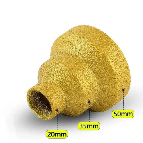 M14 20-50mm Ceramic and Stone Drilling Angle Grinder Conical Drill Bit Stepped Hole Expander for Masonry Drilling Tool 2