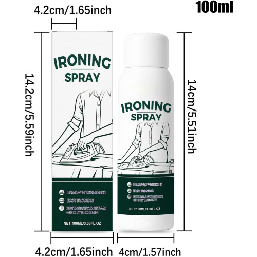 Spray amidon repassage 100ml, antistatique 1