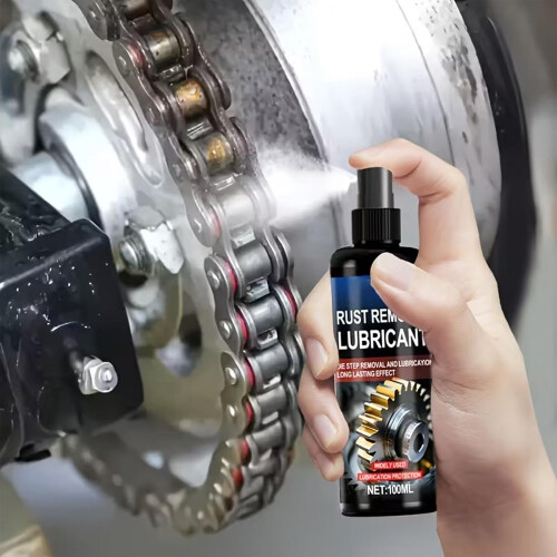 100ml Rust Remover Spray, Lubrication Iron Stain Remover for Vehicles Tools Chains 2