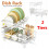 2 Tier Dish Drainer Rack with Drip Tray Kitchen UK 2