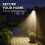 4 Pack Clip On Solar Lights Outdoor, 28 LED Motion Sensor 8