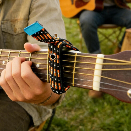 Capo de guitarra acústica, clip elástico universal 1