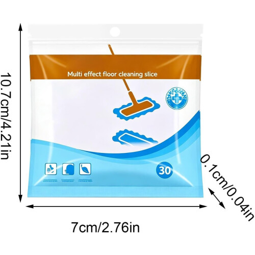 30 lingettes nettoyage sol, multi-surfaces 1