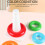 Rainbow Stacking Building Rings Tower, Early Educational Learning Toy 2