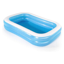 Swimming Pool 8ft Bestway Large Inflatable Family Blue and White Paddling Garden