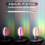 Lampe de nuit Aurora Night Light 3D rotative à LED rechargeable par USB 3