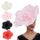 Women's flower headband fascinator hat large 3