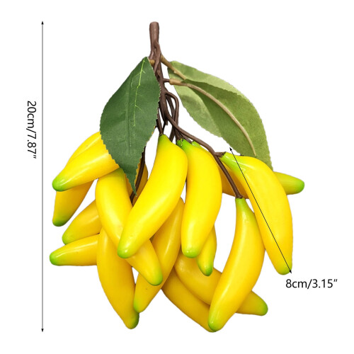 Banane artificielle réaliste (1 pièce) 2