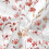 Cortina de chuveiro floral em aquarela com borboleta azul, 152 x 183 cm (60 x 72 polegadas) 4