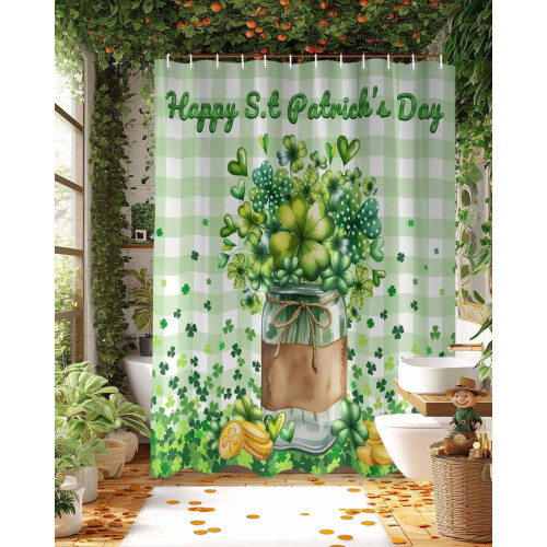 St. Patricks Day bruseforhæng lysegrøn tern 36x72