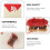 Anniversary Greeting Card Red Paper Romantic Design 1 Set 4