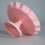 Présentoir à gâteaux rond en métal rose (1 pièce) 3