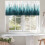 Silueta stromu Teal Forest Valance 107,5 x 30,5 cm 4